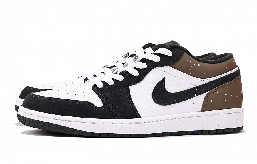 Jordan Air Jordan 1 Anti Slip Wear Resistant Low Top Vintage Basketball Shoes Unisex Black Brown купить в интернет-магазине Yoocart с быстрой доставкой по России.
