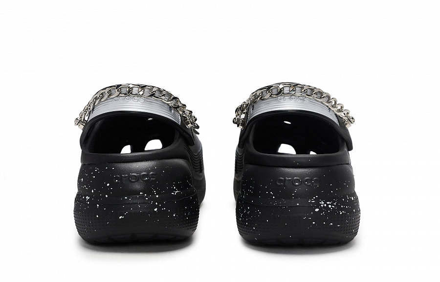 Crocs Classic Clog 811 Manufacturing, Invisible Wings, Special Shoe Box Clogs Unisex Black Silver купить в интернет-магазине Yoocart с быстрой доставкой по России.