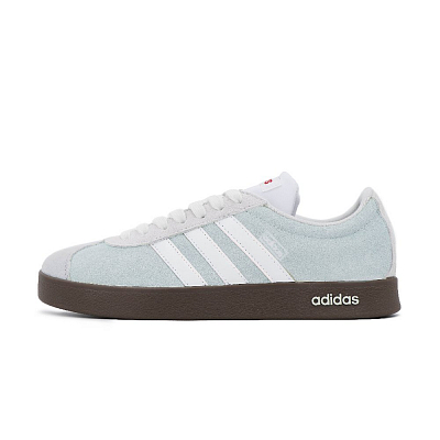 Adidas VL COURT 2.0 Anti Slip Wear Resistant Low Top Skateboard Shoes Unisex Blue White Gray