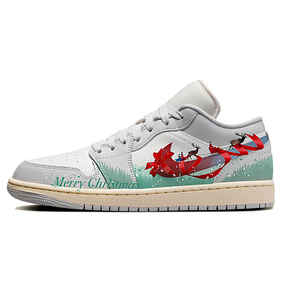 Jordan Air Jordan 1 Vintage Basketball Shoes Women's Low Top Gray/White