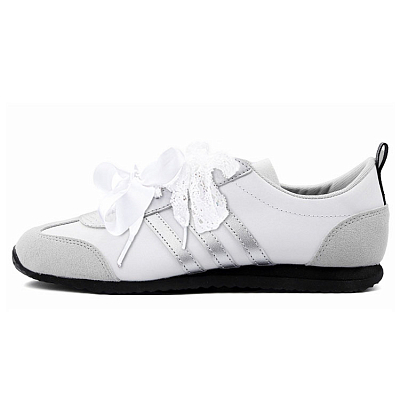 Adidas VS JOG 2.0 Low Top Casual Shoes Unisex White Gray