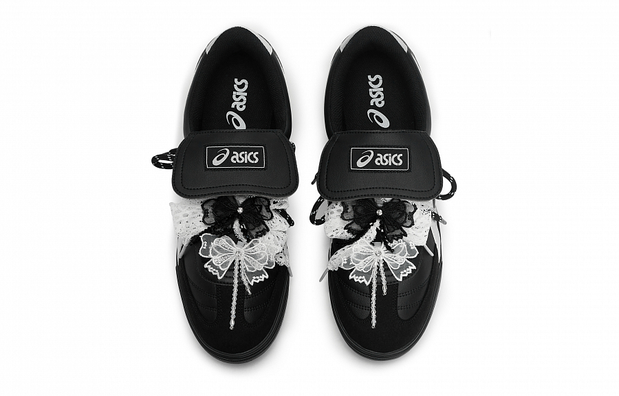 Asics Aaron Lace Prelude Abrasion Resistant Low Top Skateboard Shoes Unisex Black White Silver купить в интернет-магазине Yoocart с быстрой доставкой по России.