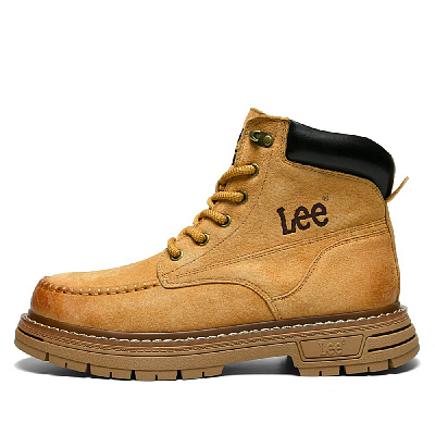 Lee Yellow Boots Vintage Trendy Martin Boot Men's