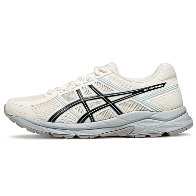 Asics Gel Contend 4 Low Top Running Shoes Women's White Black