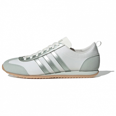 Adidas VS JOG 2.0 Cushioning Wear-Resistant Low-Top Casual Shoes Unisex Gray