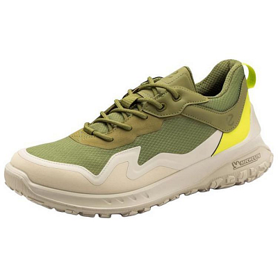 Ecco Otto Series Abrasion-Resistant Low-Top Hiking Shoes Men's Green