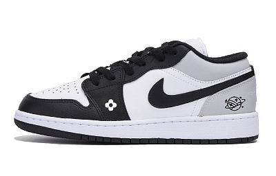 Jordan Air Jordan 1 Urban Chic Style Low Top Vintage Basketball Shoes Men's White