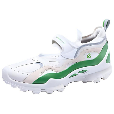 White Mountaineering x Ecco BIOM Capsules Abrasion-Resistant Low-Top Outdoor Shoes Women's White Green