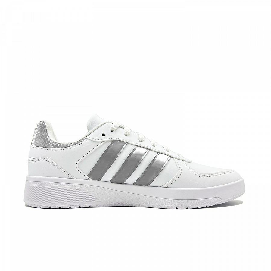 Adidas Neo Courtbeat Abrasion Resistant Low Top Skateboard Shoes Unisex Silver купить в интернет-магазине Yoocart с быстрой доставкой по России.