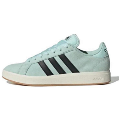 Adidas Grand Court Base 00s Low Top Skateboard Shoes Unisex Green Black White