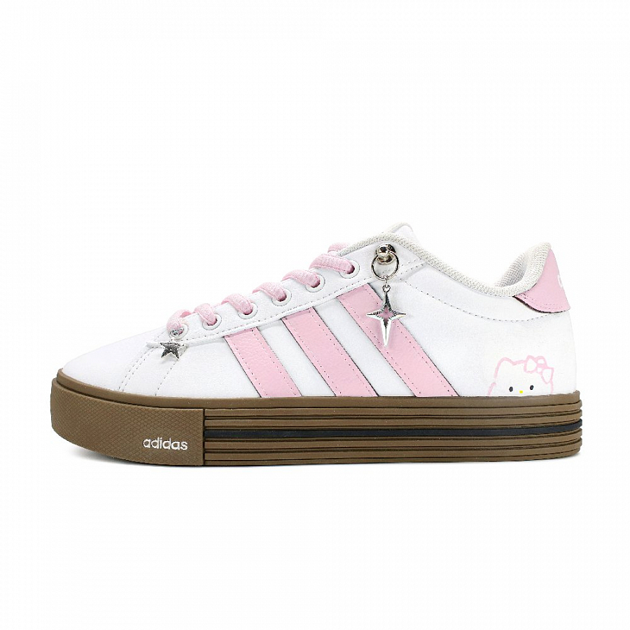 Adidas Daily 4.0 Anti Slip Wear Resistant Low Top Skateboard Shoes Unisex Pink White купить в интернет-магазине Yoocart с быстрой доставкой по России.