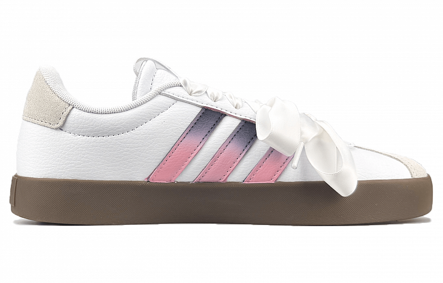 Adidas VL COURT 3.0 Shock Absorbers Low Top Skateboard Shoes Women's Pink White купить в интернет-магазине Yoocart с быстрой доставкой по России.