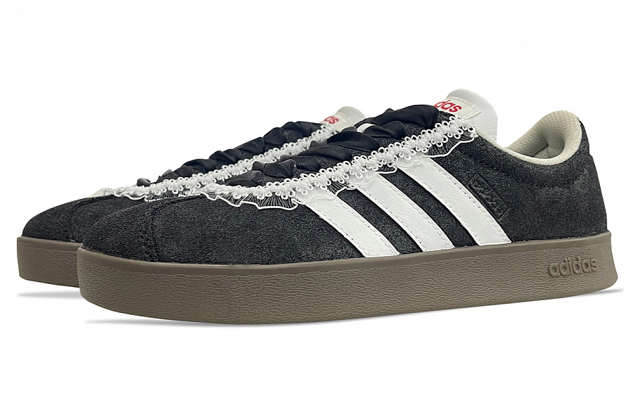 Adidas VL COURT 2.0 Abrasion Resistant Low Top Skateboard Shoes Women's Black купить в интернет-магазине Yoocart с быстрой доставкой по России.