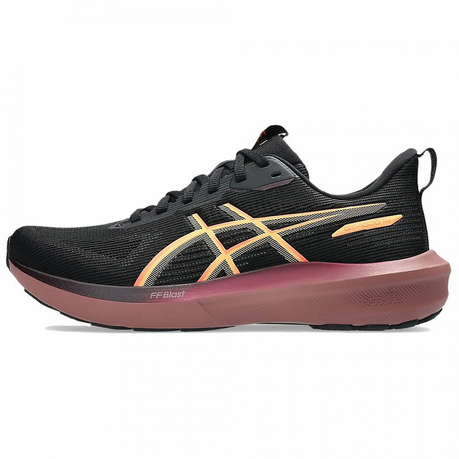 Asics GT 1000 14 Abrasion Resistant Breathable Low Top Casual Running Shoes Women's Black купить в интернет-магазине Yoocart с быстрой доставкой по России.