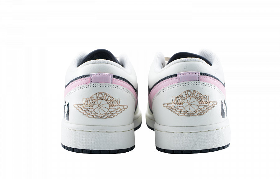 Jordan Air Jordan 1 Mouldy Oolong Tea Shock Absorbers Low Top Training Shoes Men's White Black Pink купить в интернет-магазине Yoocart с быстрой доставкой по России.