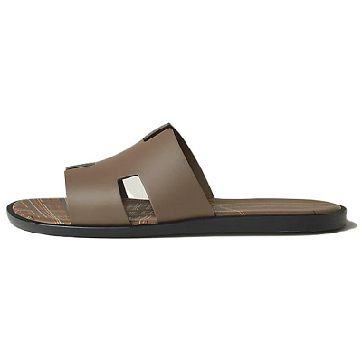 HERMES Izmir Slide Slippers Men's Umber