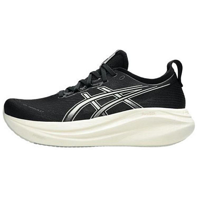 Asics Support Lightweight Low Top Casual Running Shoes Men's Black White