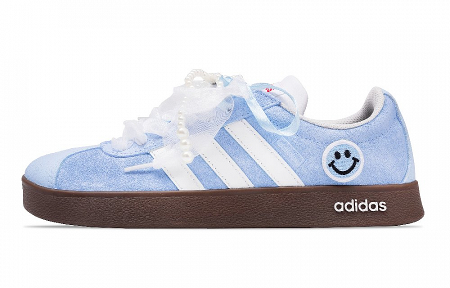 Adidas VL COURT 2.0 Sky Dreamy Shadow Anti-Slip Wear-Resistant Low-Top Skateboard Shoes Unisex Light Blue купить в интернет-магазине Yoocart с быстрой доставкой по России.