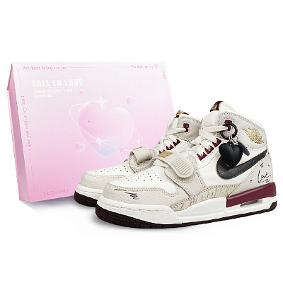 Jordan Legacy 312 CNY Year Of The Snake Anti-Slip Wear-Resistant High-Top Vintage Basketball Shoes Unisex Ecru