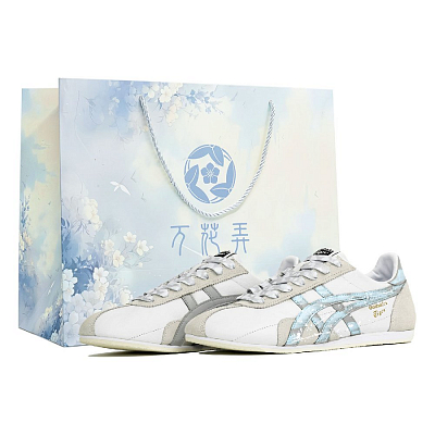 Onitsuka Tiger Runspark Abrasion Resistant Low Top Running Shoes Unisex White