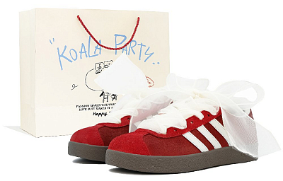 Adidas VL COURT 2.0 Anti Slip Wear Resistant Low Top Skateboard Shoes Unisex Red