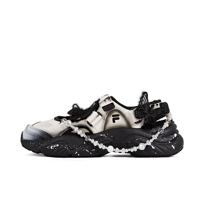 FILA Fusion Beach Sandals Women's Black White
