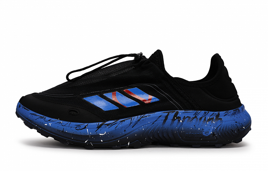 Adidas FC WALKER Philadelphia Experiment Anti Slip Wear Resistant Low Top Casual Shoes Men's Black Blue купить в интернет-магазине Yoocart с быстрой доставкой по России.