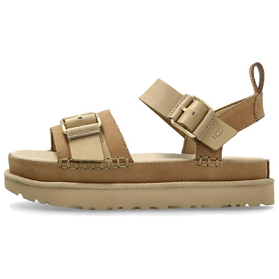 UGG GOLDENSTAR VILLA One Strap Sandals Women's Beige