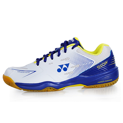 YONEX Power Cushion Cushioning Low-Top Badminton Shoes Unisex White Blue