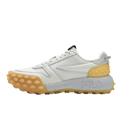 FILA Gara Low Top Training Shoes Women's Snow Gold Brick Yellow