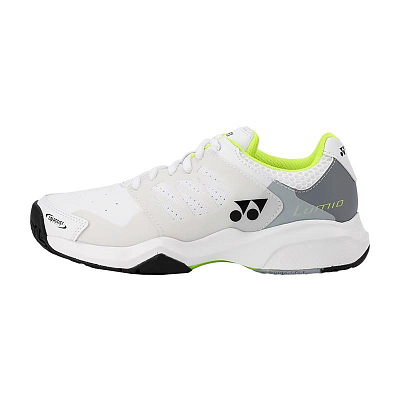 YONEX Cushioning Support Balance Lightweight Rebound Low-Top Tennis Shoes Unisex White Citrus