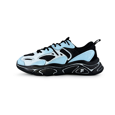 FILA Mars 2 Blue Gray Gradient Height Increasing Low Top Casual Shoes Unisex Blue Gray