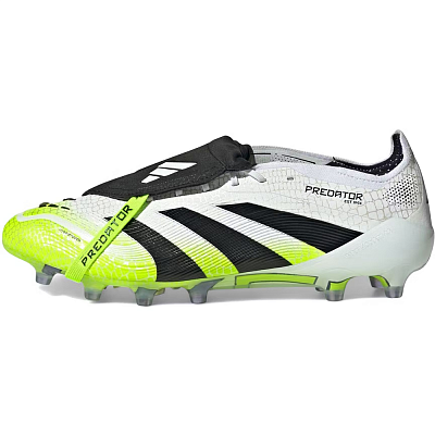 Adidas PREDATOR ELITE Abrasion Resistant Soccer Shoes Unisex White Black Green