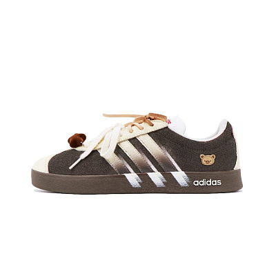 Adidas Neo VL COURT 2.0 Cushioning, Wear Resistant Low top Skateboard Shoes Unisex Brown