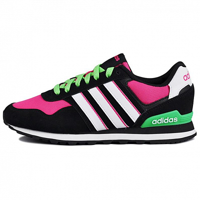 Adidas Anti-Slip Wear-Resistant Low-Top Running Shoes Women's Black