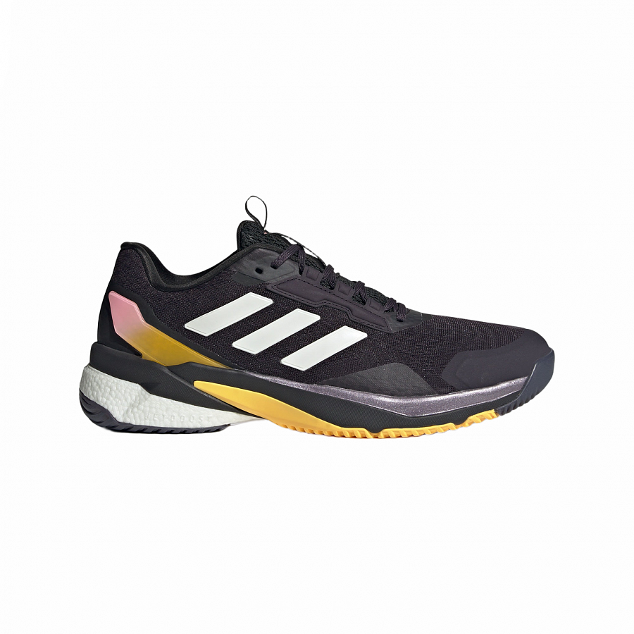 Adidas Crazyflight 5 Slip Resistant Low Top Training Shoes Men's Black White Yellow Pink купить в интернет-магазине Yoocart с быстрой доставкой по России.