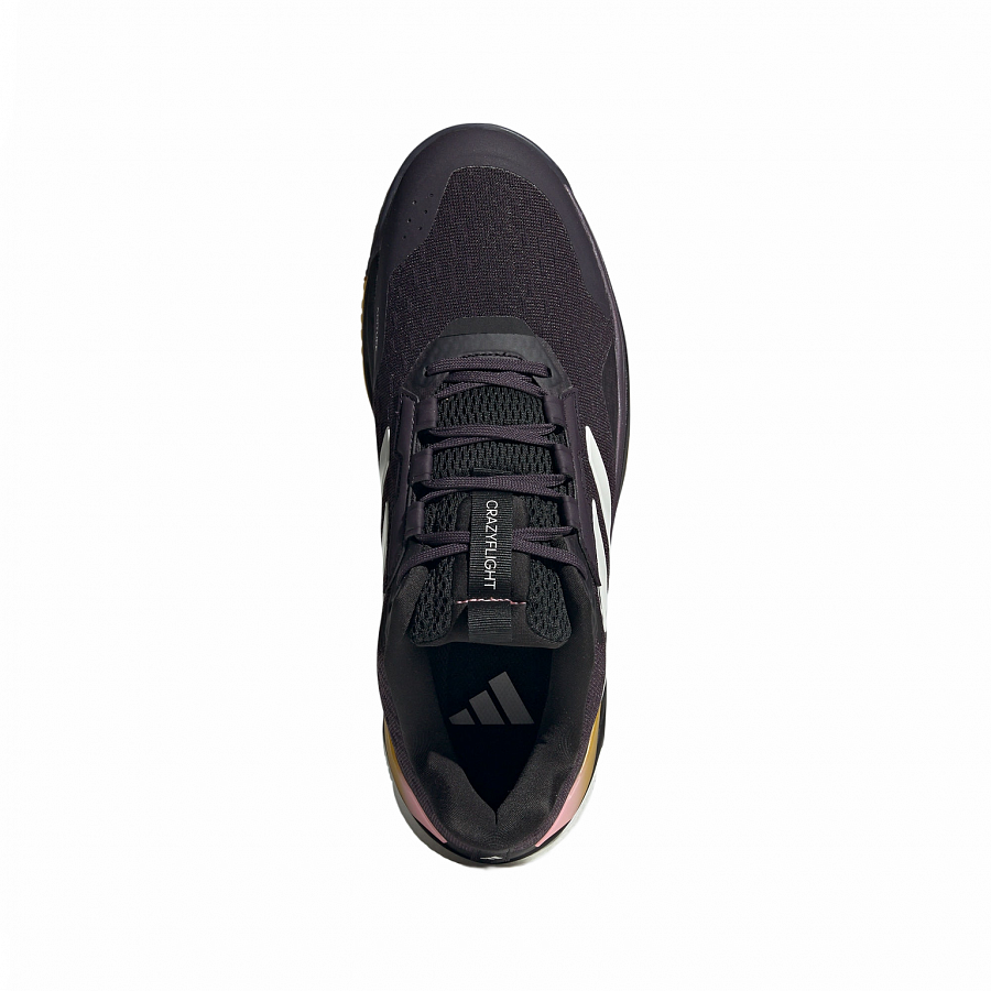 Adidas Crazyflight 5 Slip Resistant Low Top Training Shoes Men's Black White Yellow Pink купить в интернет-магазине Yoocart с быстрой доставкой по России.