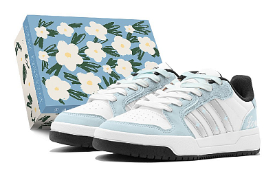 Adidas Neo Entrap Vintage Basketball Shoes Unisex Low top White