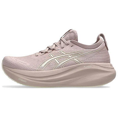 Asics GEL NIMBUS 27 Abrasion Resistant Breathable Low Top Running Shoes Women's Pink