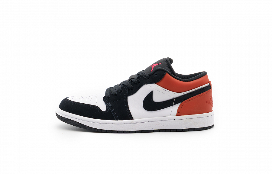 Jordan Air Jordan 1 Low Top Skateboard Shoes Unisex Black White Orange купить в интернет-магазине Yoocart с быстрой доставкой по России.
