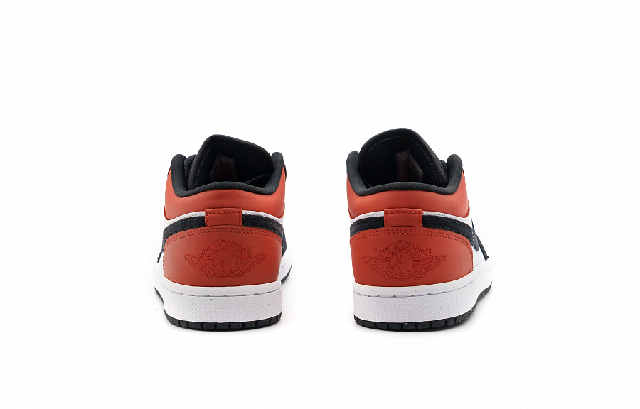 Jordan Air Jordan 1 Low Top Skateboard Shoes Unisex Black White Orange купить в интернет-магазине Yoocart с быстрой доставкой по России.