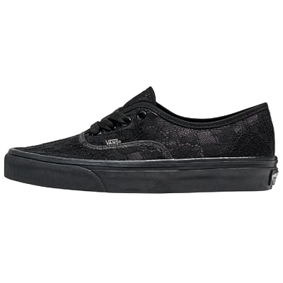 Vans Authentic Low Top Skateboard Shoes Unisex Black