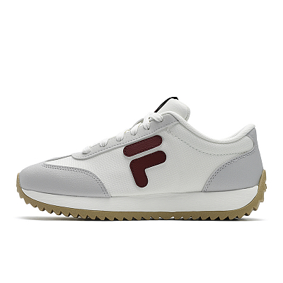 FILA MODERNO Breathable And Lightweight Low Top Casual Shoes Women's White Gray