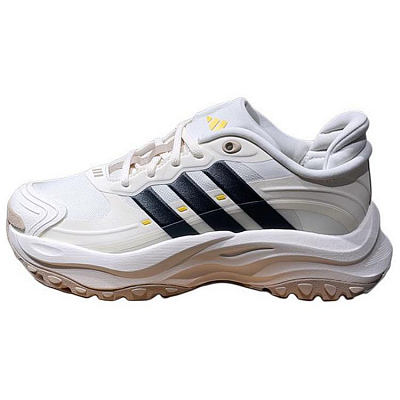 Adidas Maxxwavy Abrasion Resistant Shock Absorbers Low Top Casual Running Shoes Unisex White