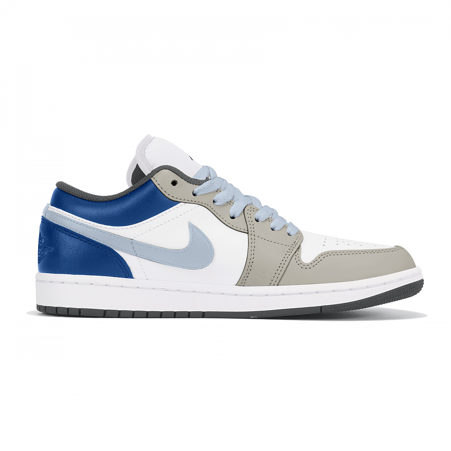 JORDAN Air Jordan 1 Vintage Basketball Shoes Unisex Low top Blue White Brown купить в интернет-магазине Yoocart с быстрой доставкой по России.