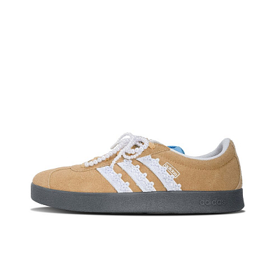 Adidas VL COURT 2.0 Slip Resistant Low Top Skateboard Shoes Unisex Orange
