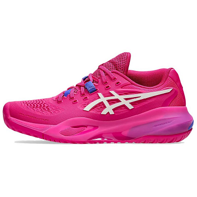 Asics GEL RESOLUTION X Abrasion Resistant Low Top Tennis Shoes Women's Rose Pink