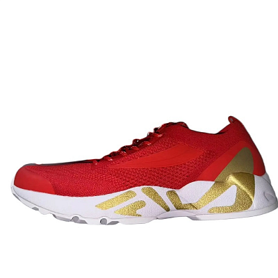 FILA Mind One Abrasion Resistant Low Top Running Shoes Men's Red