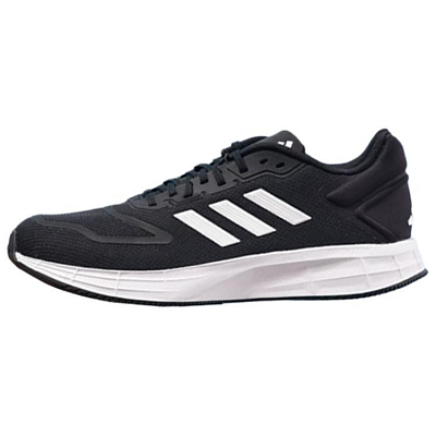 Adidas Duramo 10 Abrasion Resistant Rebound Low Top Casual Running Shoes Men's Black White