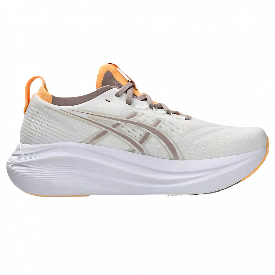 Asics GEL NIMBUS 27 Abrasion Resistant Low Top Running Shoes Women's White Brown купить в интернет-магазине Yoocart с быстрой доставкой по России.